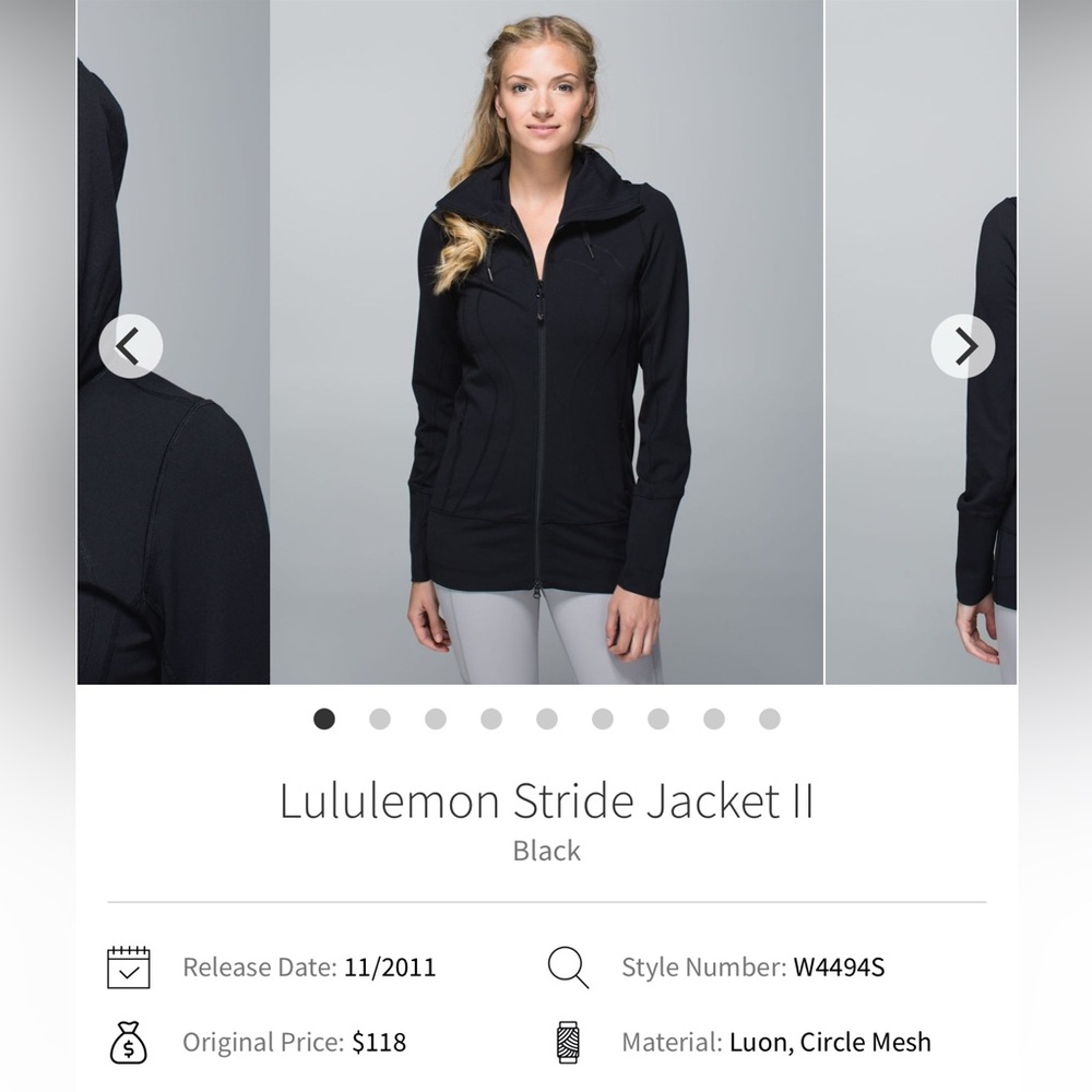 Lululemon Stride Jacket II